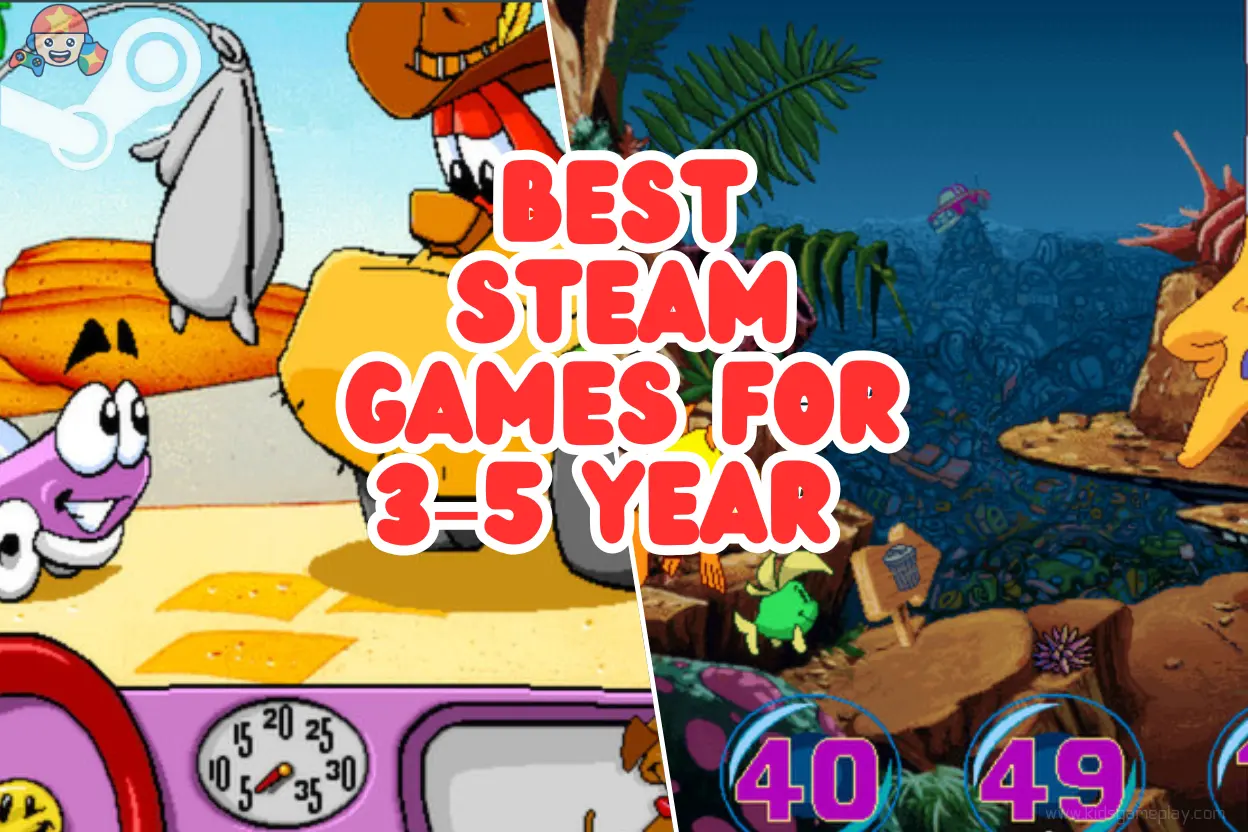 Best Steam Games for less than 6 Year Olds (Safe, Simple & Stress-Free)