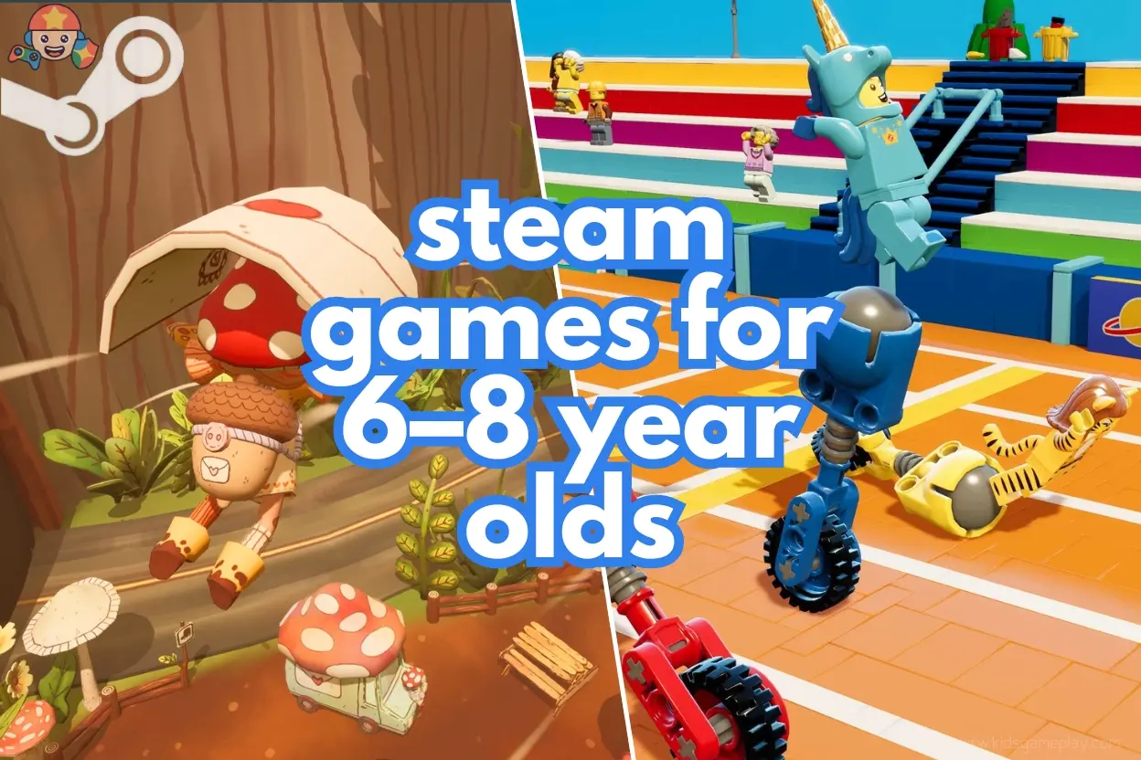 Best Steam Games for less than 9 Year Olds (Safe & Fun)